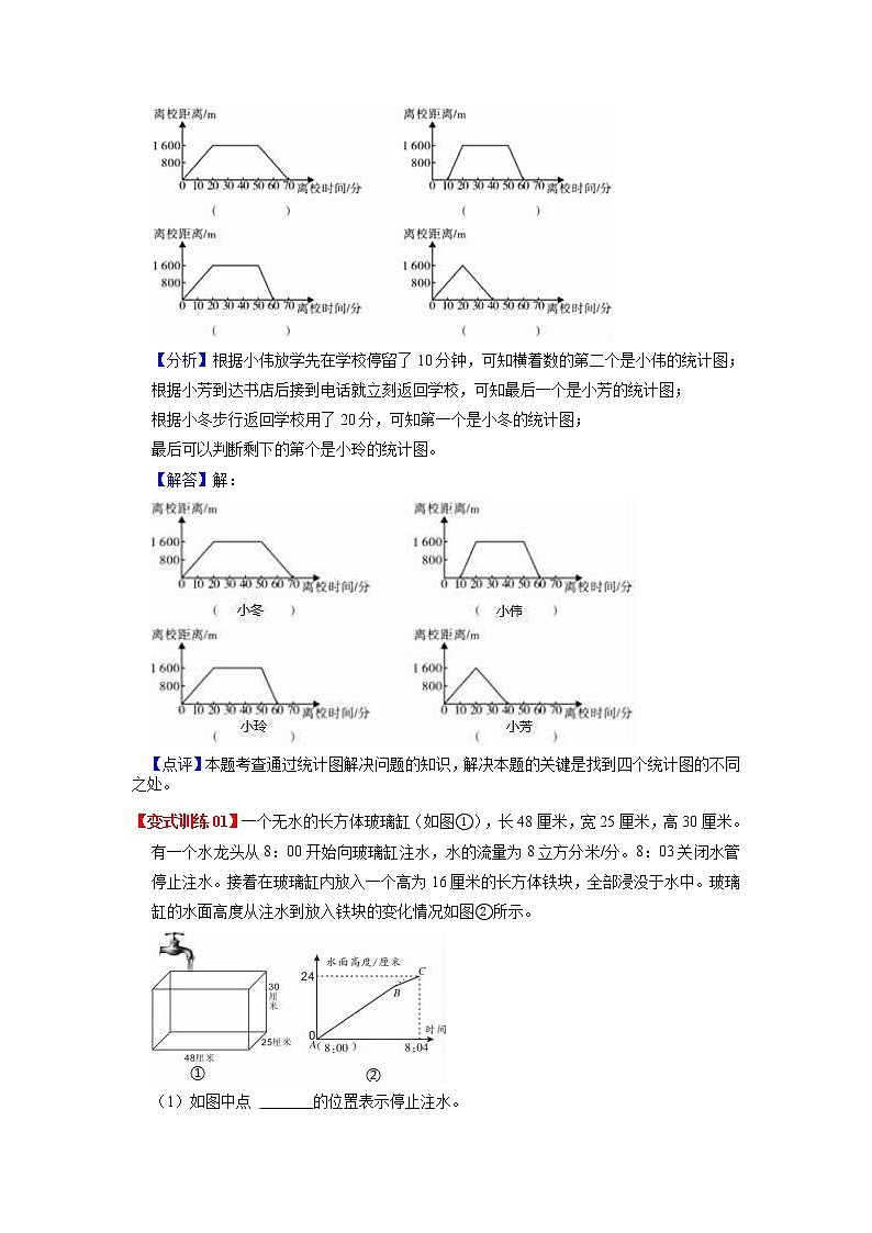 第七单元折线统计图——2022-2023学年五年级下册数学人教版知识点总结+练习学案（教师版+学生版）02