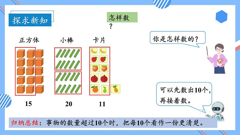 第六单元第1课时认读11_20的各数（教学课件）-一年级数学上册人教版第8页