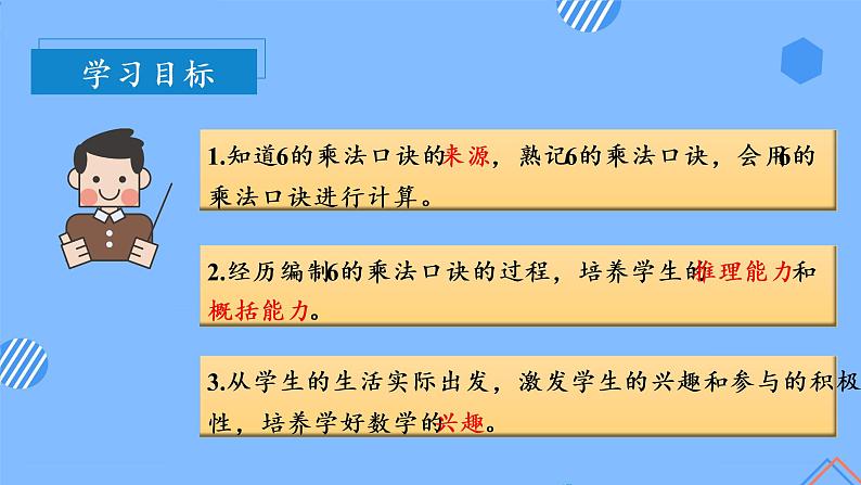 第四单元 第05课时 6的乘法口诀 课件+教案+分层练习+学案  人教版数学二上02