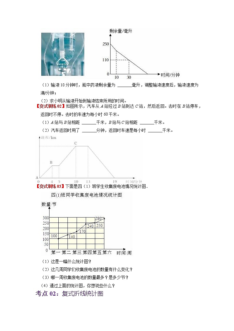 第二单元 折线统计图——2022-2023学年五年级下册数学苏教版知识点总结+练习学案（教师版+学生版）03