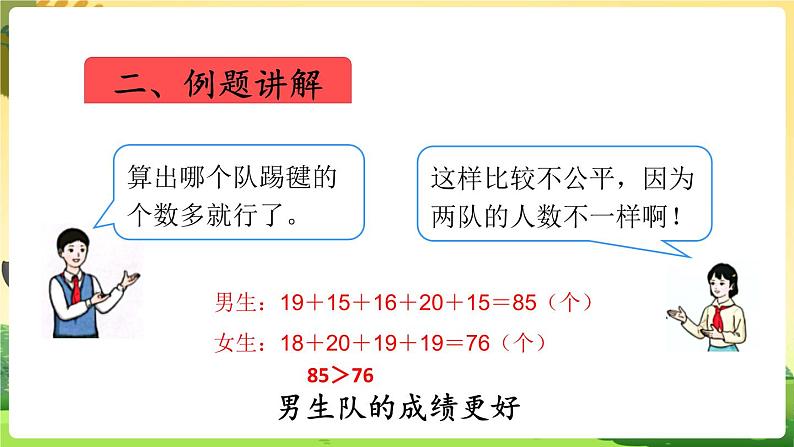 人教数学4年级下册 第8单元 第1课时 平均数 PPT课件07