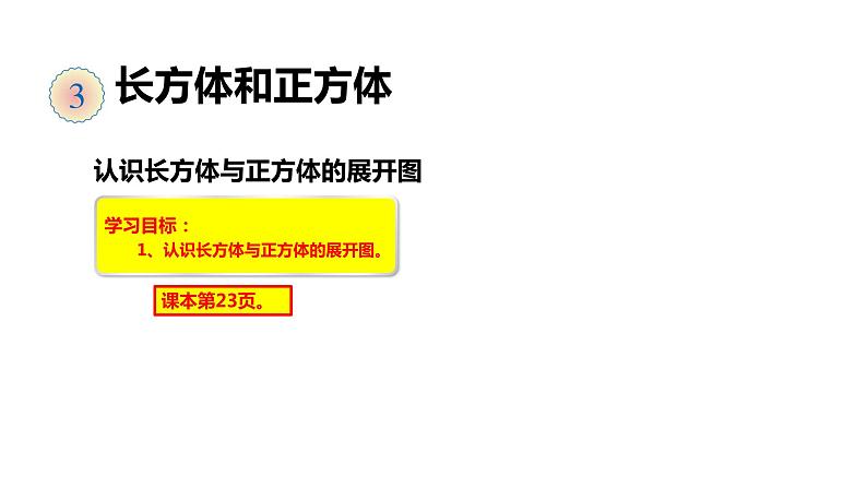 4、人教版小学数学五年级下册《正方体与长方体的展开图与正方体与长方体的表面积》PPT课件03