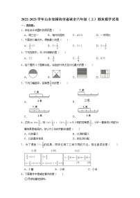 山东省潍坊市诸城市2022-2023学年六年级上学期期末数学试卷