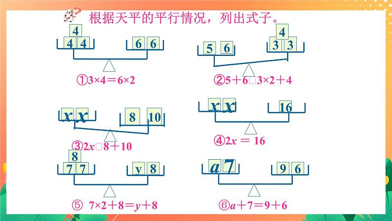 27《认识方程》课件+教案+习题04