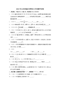 2021年山东省临沂市费县小升初数学试卷