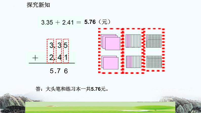 人教四下6.1小数加减法（一）（课件）版册数学第7页