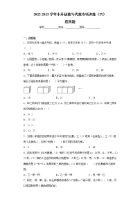 【挑战小升初100分】小升初数与代数专项训练（6）应用题 全国通用（含答案）