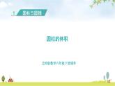北师大版六年级数学下册总复习第1单元3圆柱的体积课件
