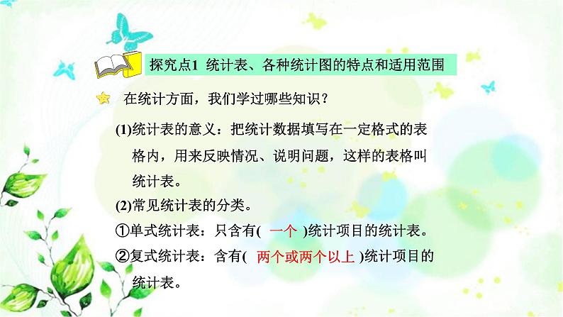 北师大版六年级数学下册总复习统计与概率第1课时统计与可能性课件第4页