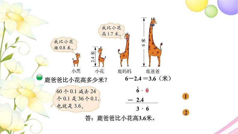 北师大版四年级数学下册第1单元6比身高教学课件第6页