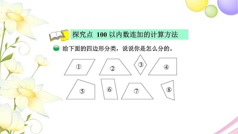 北师大版四年级数学下册第2单元5四边形分类教学课件04