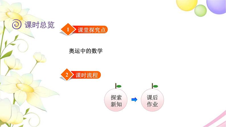 北师大版四年级数学下册数学好玩2奥运中的数学教学课件02