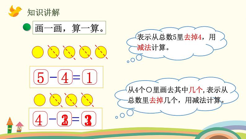 一年级上册数学课件-第三单元-第3课时  还剩下多少第6页