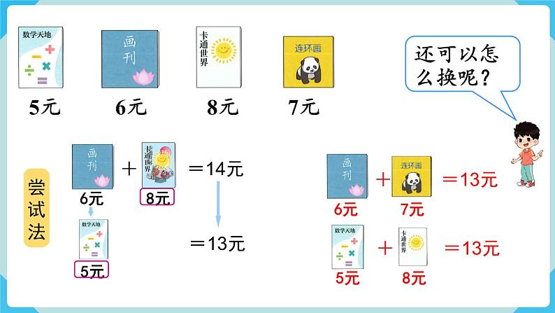 第5单元认识人民币第4课时简单的计算（2）课件07