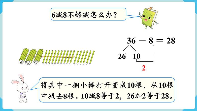 第6单元100以内的加法和减法（一）第5课时两位数减一位数、整十数（2）课件第4页