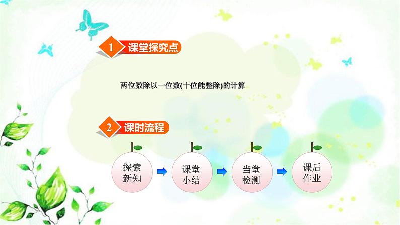 北师大版三年级数学下册第1单元第1课时分桃子教学课件第2页