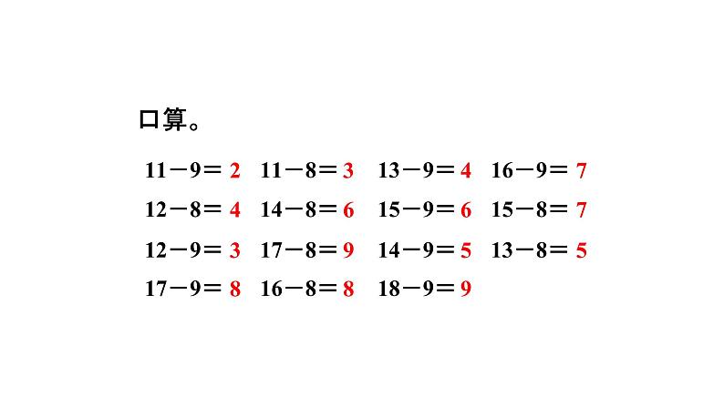 北师大版一年级数学下册第1单元第3课时快乐的小鸭教学课件03