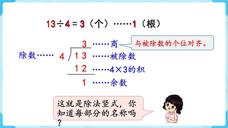 第6单元有余数的除法第3课时有余数除法的竖式计算（1）课件04