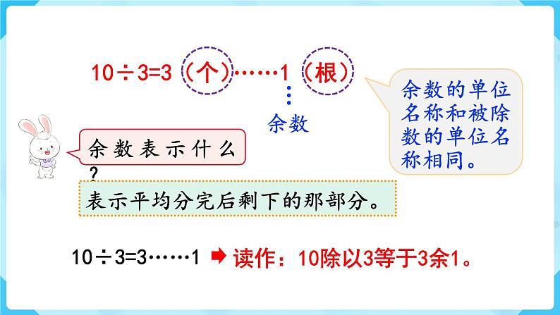 第6单元有余数的除法第1课时有余数除法的意义课件05