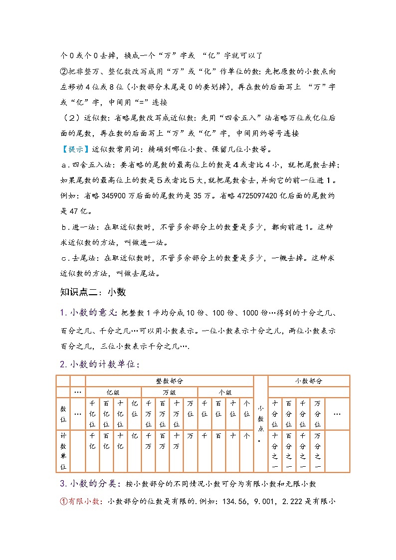 第1讲 整数和小数（原卷）第2页