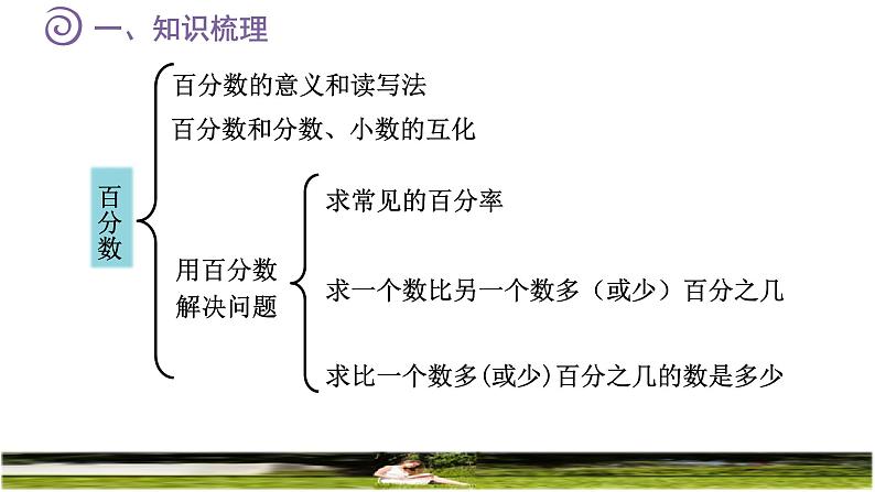 人教版六年级数学上册第六单元百分数《整理和复习》课件第3页