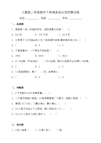 人教版二年级数学下册期末拔尖培优测试卷（二）（含答案）