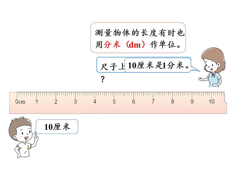 【精品】人教版三年级上册数学课件-第3单元第2课时  分米的认识04