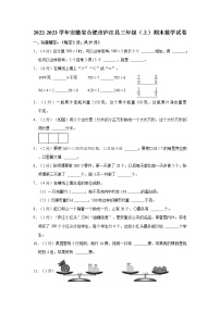 2022-2023学年安徽省合肥市庐江县三年级（上）期末数学试卷