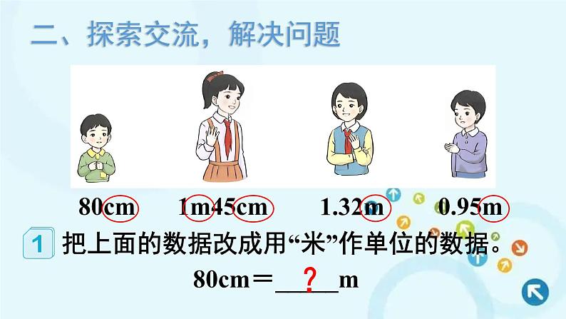 人教版数学四年级下册 第1课时 小数与单位换算（1） 课件03