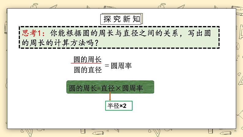 北师大数学六上1.42《圆的周长（二）》课件+教学设计05