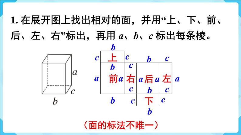 第3单元长方体和正方体练习六课件02