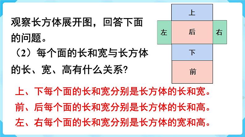 第3单元长方体和正方体第3课时长方体和正方体的表面积课件第7页