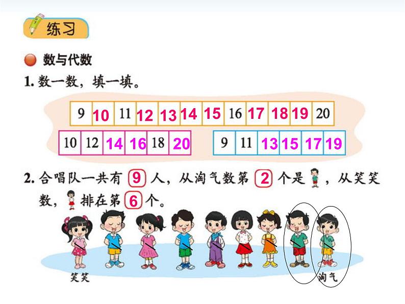 1年级数学北师大版上册课件第10单元《总复习》 (2)06