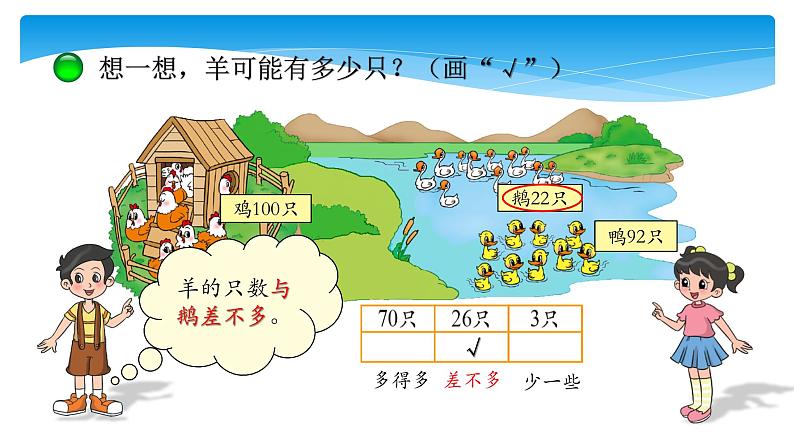 1年级数学北师大版下册课件第3单元《3.5小小养殖场》第7页