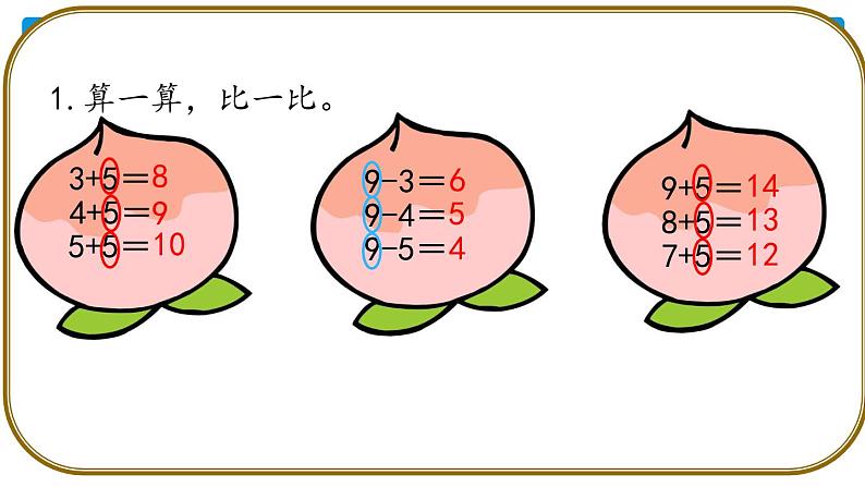 1年级数学苏教版上册课件第11单元《期末复习》07