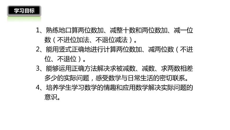 1年级数学苏教版下册课件第4单元《单元复习》第2页