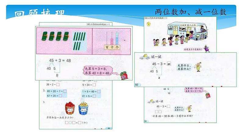 1年级数学苏教版下册课件第4单元《单元复习》07