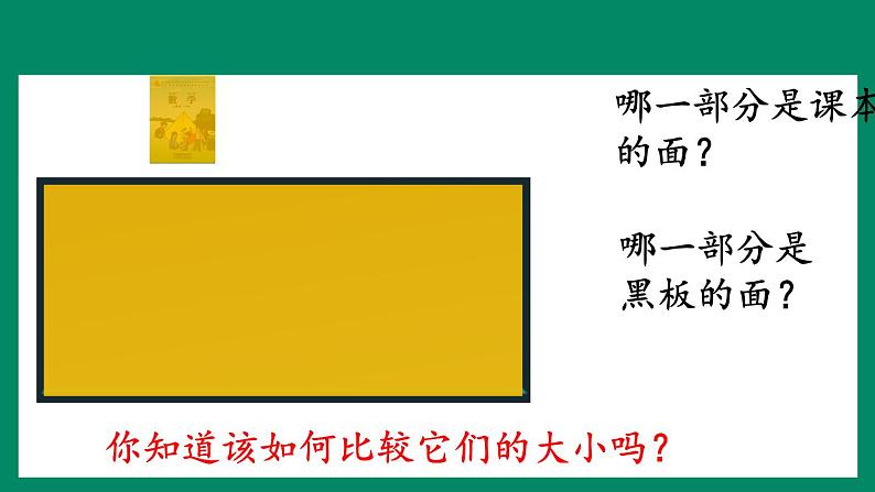 苏教版三年级下册第六单元第一课时 《面积的含义》课件05