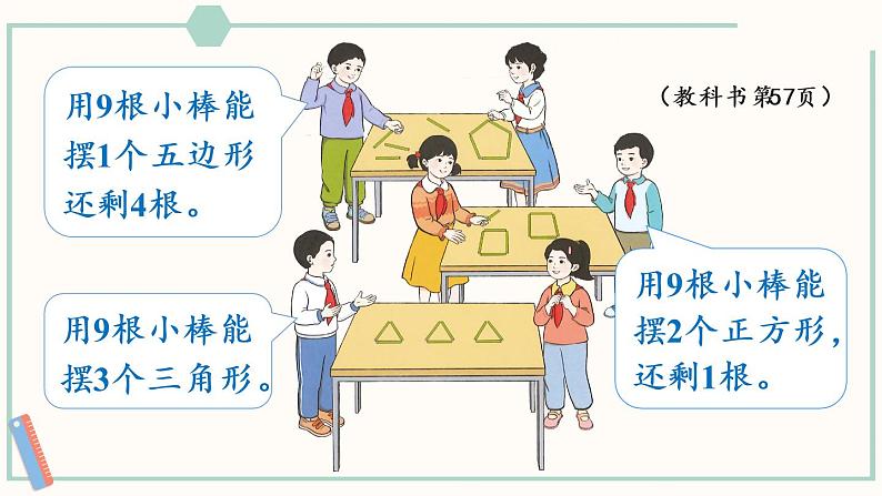 人教版二年级数学下册课件 6.1 认识有余数的除法第3页