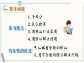 人教版二年级数学下册课件 10 总复习 第2课时 表内除法、有余数的除法