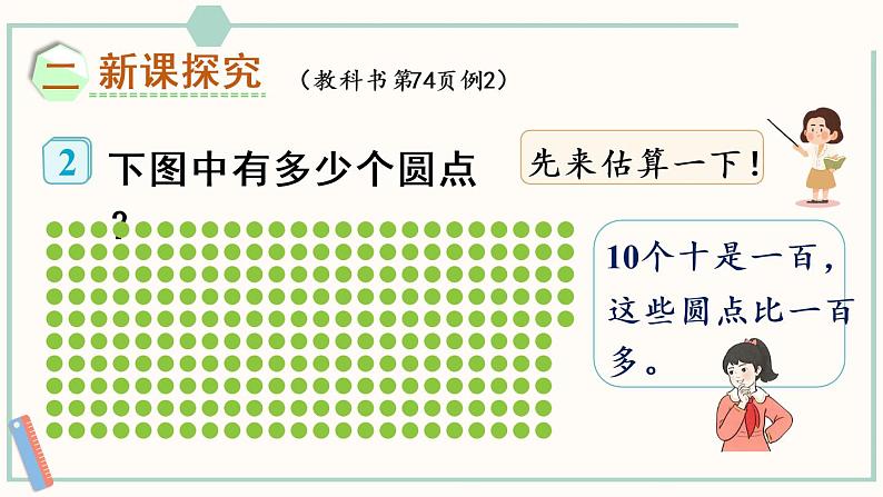 人教版二年级数学下册课件 7.2 1000以内数的组成及读、写第3页