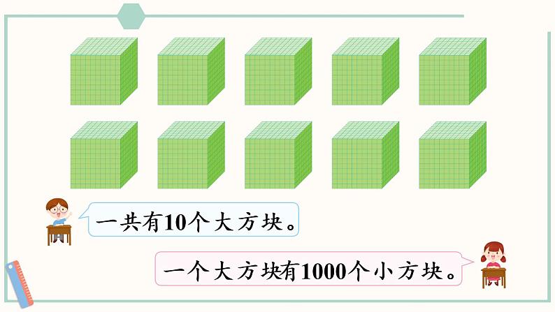 人教版二年级数学下册课件 7.4 认识一万05