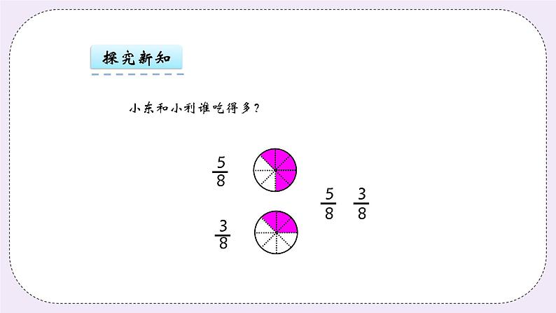 青岛版（五年制）数学三上10.2同分母同分子分数大小的比较 课件07