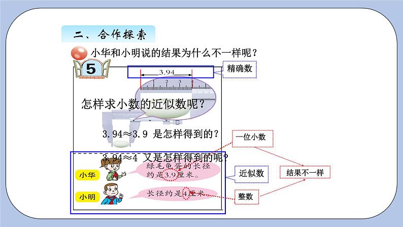 青岛版（五四制）数学四上5.7求小数的近似数 课件第3页