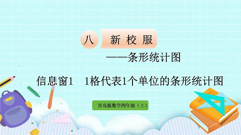 8.1《1格代表1个单位的条形统计图》（第1课时）课件第1页