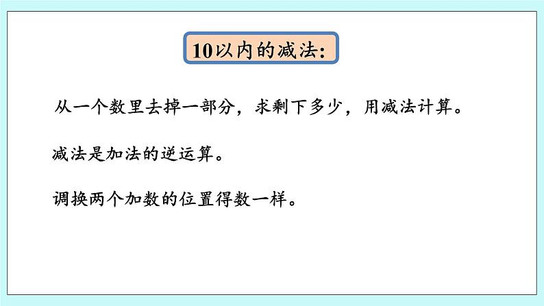 青岛版（五年制）数学一上 3.12 回顾整理 课件+教案+练习04