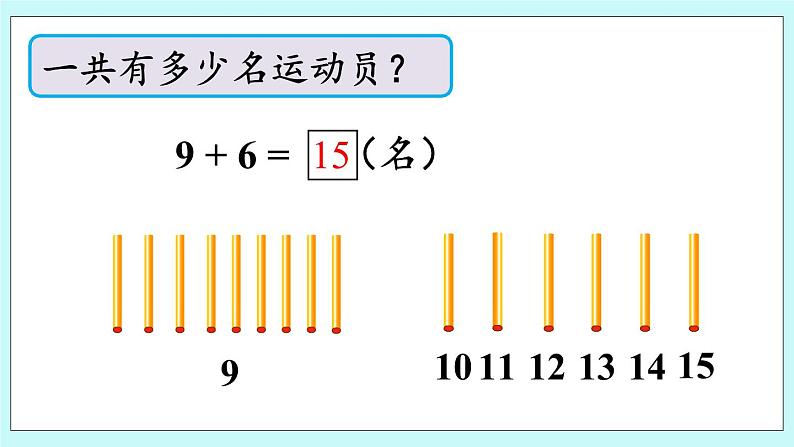 青岛版（五年制）数学一上 7.1 9加几 课件+教案+练习05