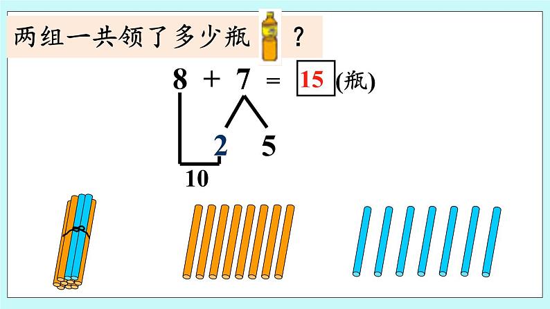 青岛版（五年制）数学一上 7.2 8加几 课件+教案+练习05