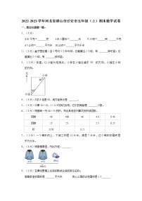 2022-2023学年河北省唐山市迁安市五年级（上）期末数学试卷