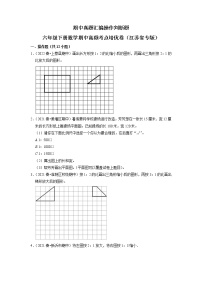 期中真题汇编操作判断题一-六年级下册数学期中高频考点培优卷（江苏省专版）